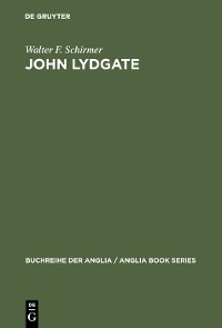 Cover John Lydgate