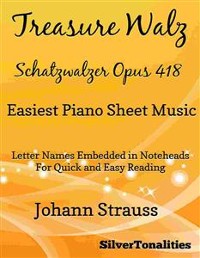 Cover Treasure Waltz Opus 418 Easiest Piano Sheet Music