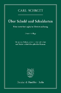 Cover Über Schuld und Schuldarten.