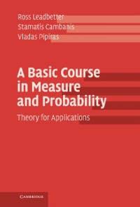Cover Basic Course in Measure and Probability