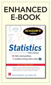Cover Schaum's Outline of Statistics, 5th Edition