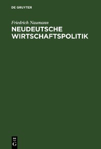 Cover Neudeutsche Wirtschaftspolitik