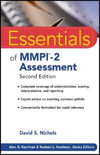 Cover Essentials of MMPI-2 Assessment