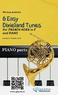 Cover French Horn in F & Piano "6 Easy Dixieland Tunes" piano parts