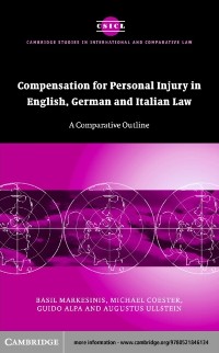 Cover Compensation for Personal Injury in English, German and Italian Law