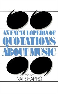 Cover Encyclopedia of Quotations About Music