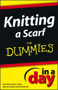 Cover Knitting a Scarf In A Day For Dummies