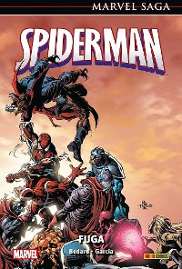 Cover Marvel Saga. Spiderman. Fuga