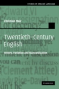 Cover Twentieth-Century English
