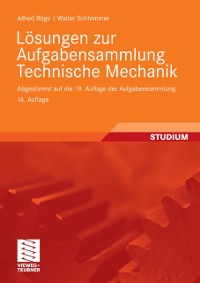 Cover Lösungen zur Aufgabensammlung Technische Mechanik