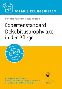 Cover Formulierungshilfen Expertenstandard Dekubitusprophylaxe in der Pflege