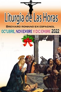 Cover Liturgia de las Horas Breviario romano en español, en orden, todos los días de octubre, noviembre y diciembre de 2022