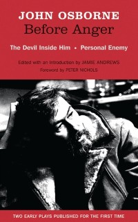 Cover Before Anger: Two Early Plays