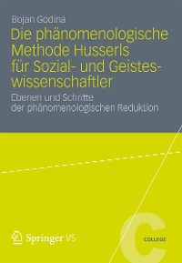 Cover Die Phänomenologische Methode Husserls für Sozial- und Geisteswissenschaftler