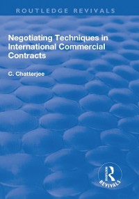 Cover Negotiating Techniques in International Commercial Contracts