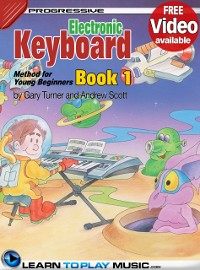 Cover Electronic Keyboard Lessons for Kids - Book 1