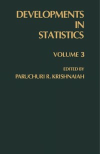 Cover Developments in Statistics