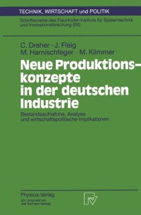 Cover Neue Produktionskonzepte in der deutschen Industrie