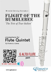 Cover G alto Flute part: Flight of The Bumblebee for Flute Quintet