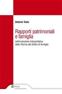 Cover Rapporti patrimoniali e famiglia