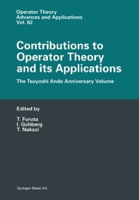 Cover Contributions to Operator Theory and its Applications