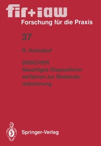 Cover DISKOVER Neuartiges Dispositionsverfahren zur Bestandsreduzierung