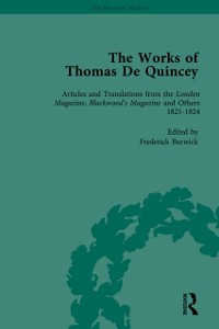 Cover The Works of Thomas De Quincey, Part I Vol 3