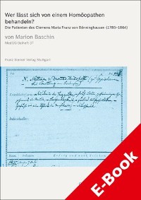 Cover Wer lässt sich von einem Homöopathen behandeln?