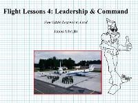 Cover Flight Lessons 4: Leadership & Command