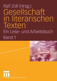 Cover Gesellschaft in literarischen Texten
