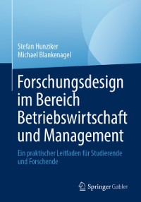 Cover Forschungsdesign im Bereich Betriebswirtschaft und Management