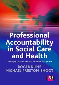 Cover Professional Accountability in Social Care and Health