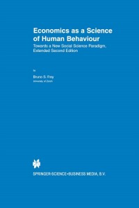 Cover Economics as a Science of Human Behaviour
