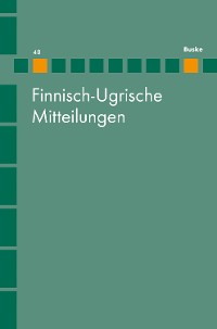 Cover Finnisch-Ugrische Mitteilungen 48