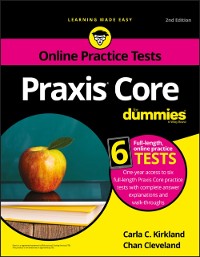 Cover Praxis Core For Dummies with Online Practice Tests