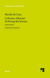 Cover Cribratio Alkorani. Sichtung des Korans. Drittes Buch