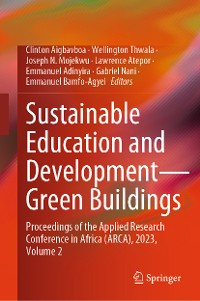 Cover Sustainable Education and Development—Green Buildings