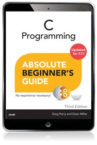 Cover C Programming Absolute Beginner's Guide
