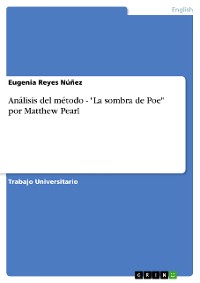 Cover Análisis del método - "La sombra de Poe" por Matthew Pearl