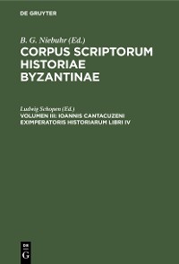 Cover Ioannis Cantacuzeni eximperatoris historiarum libri IV