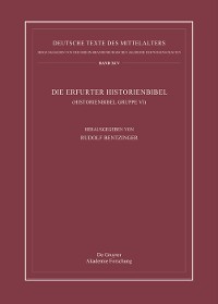 Cover Die Erfurter Historienbibel