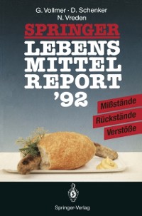 Cover Springer Lebensmittelreport ’92