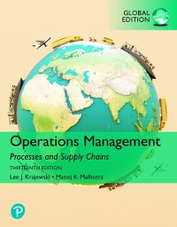 Cover Operations Management: Processes and Supply Chains, Global Edition