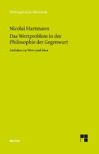 Cover Das Wertproblem in der Philosophie der Gegenwart