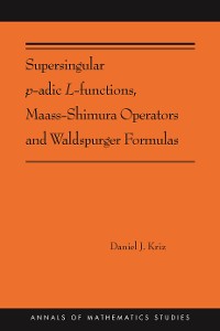 Cover Supersingular p-adic L-functions, Maass-Shimura Operators and Waldspurger Formulas