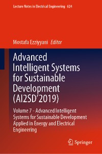 Cover Advanced Intelligent Systems for Sustainable Development (AI2SD’2019)