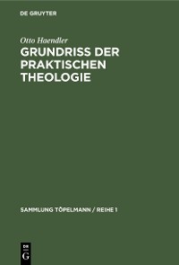 Cover Grundriss der praktischen Theologie