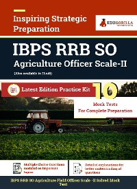 Cover IBPS RRB SO Argiculture Exam 2021 | Field Officer Scale II | 10 Full-length Mock tests (Solved) | Complete Preparation Kit for Specialist Officer | 2021 Edition