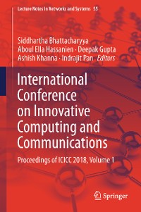 Cover International Conference on Innovative Computing and Communications