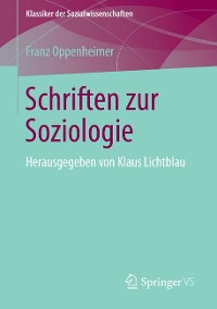 Cover Schriften zur Soziologie